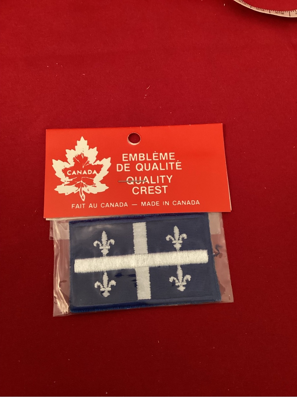 Canada Québec Flag Embroidered Patch